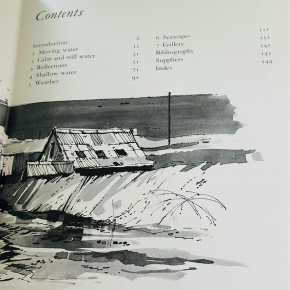 Painting and Drawing Water Norman Battershill Hardcover Art Instruction Book - Picture 10 of 11